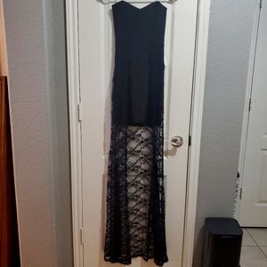 NWT Black Dress with Lace